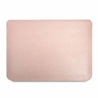 Guess 14 Inch Laptop and Tablet Sleeve - PU Saffiano - Pink