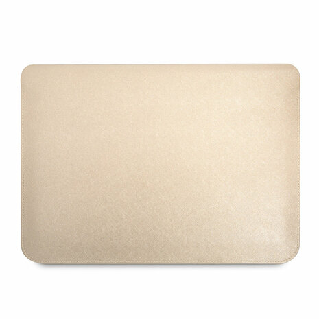 Guess 14 Inch Laptop and Tablet Sleeve - PU Saffiano - Beige